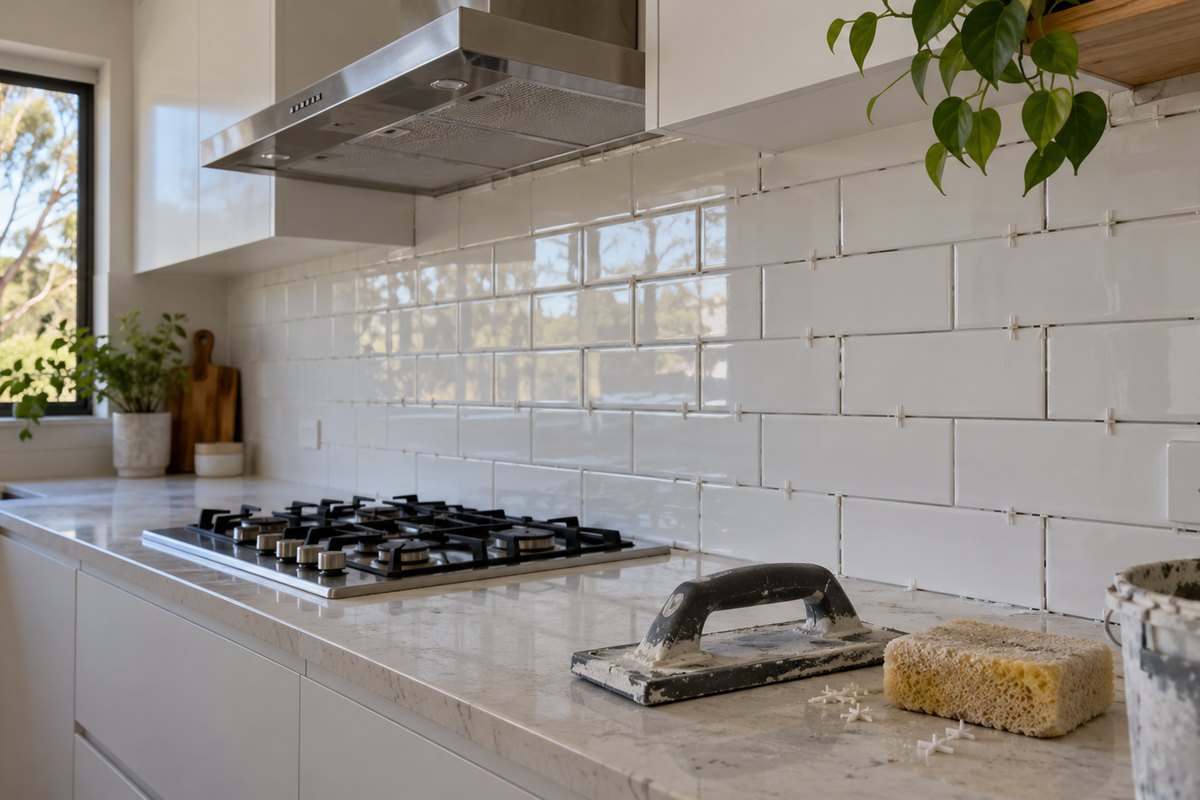 Illustrative photo for Kitchen splashbacks and wall tiling in Albury